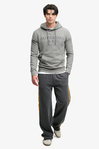 Superdry 1954 Company Relaxed Hood - Dark Vintage Grey Marl