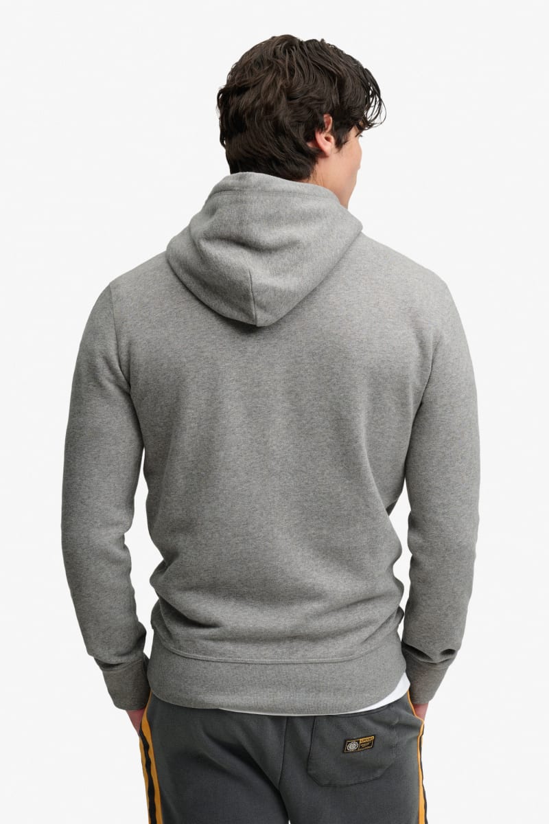 Superdry 1954 Company Relaxed Hood - Dark Vintage Grey Marl