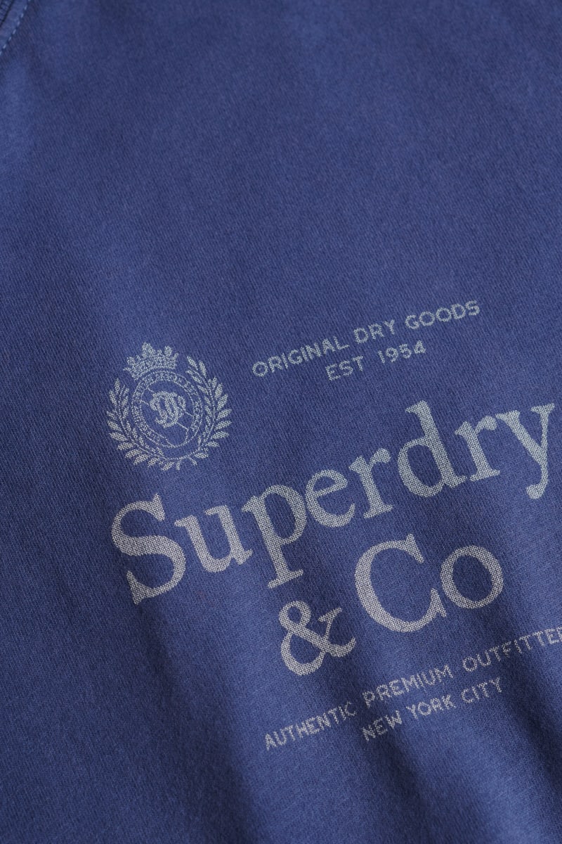Superdry 1954 Company Relaxed Tee - Hampton Blue