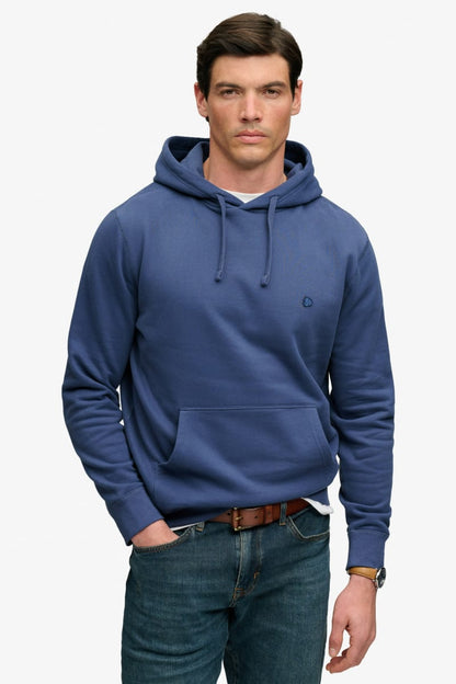 Superdry Essential SDCO Logo Hood - Hampton Blue