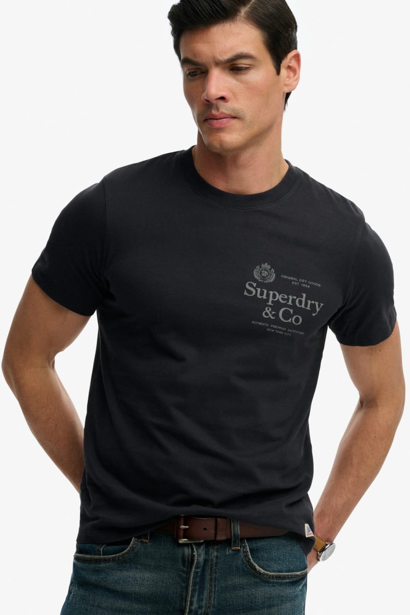 Superdry 1954 Company Relaxed Tee - Dark Navy