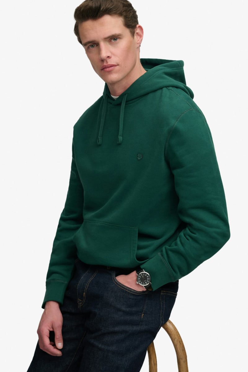 Superdry Essential SDCO Logo Hood - Varsity Green