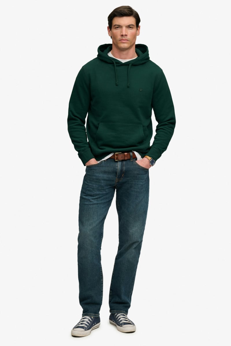 Superdry Essential SDCO Logo Hood - Varsity Green