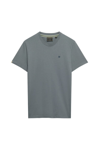 Superdry Essential SDCO Logo Embroidered Tee - Stormy Weather Blue/Navy