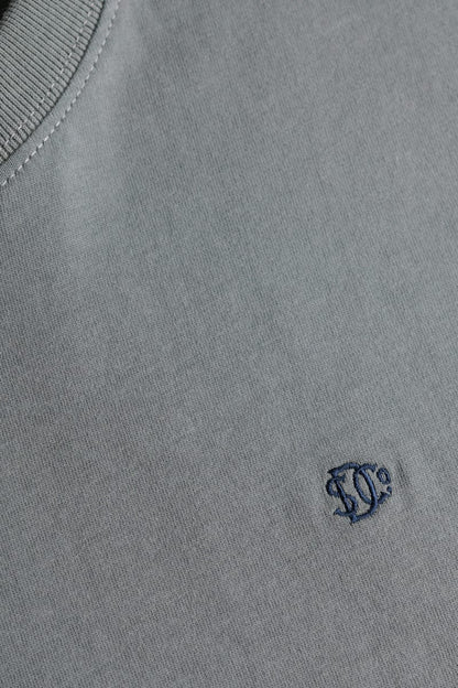 Superdry Essential SDCO Logo Embroidered Tee - Stormy Weather Blue/Navy
