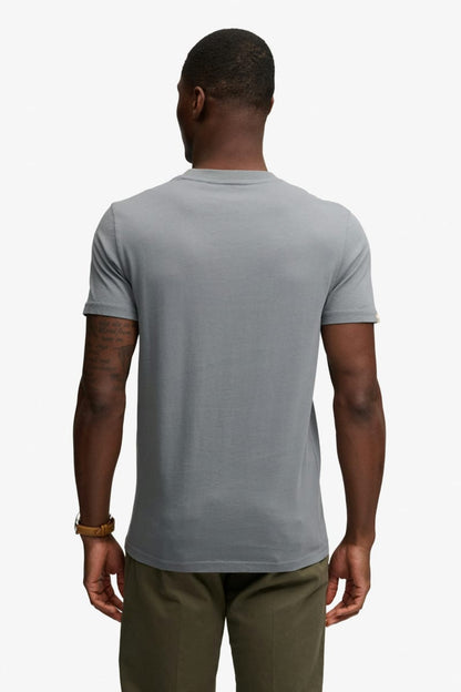 Superdry Essential SDCO Logo Embroidered Tee - Stormy Weather Blue/Navy