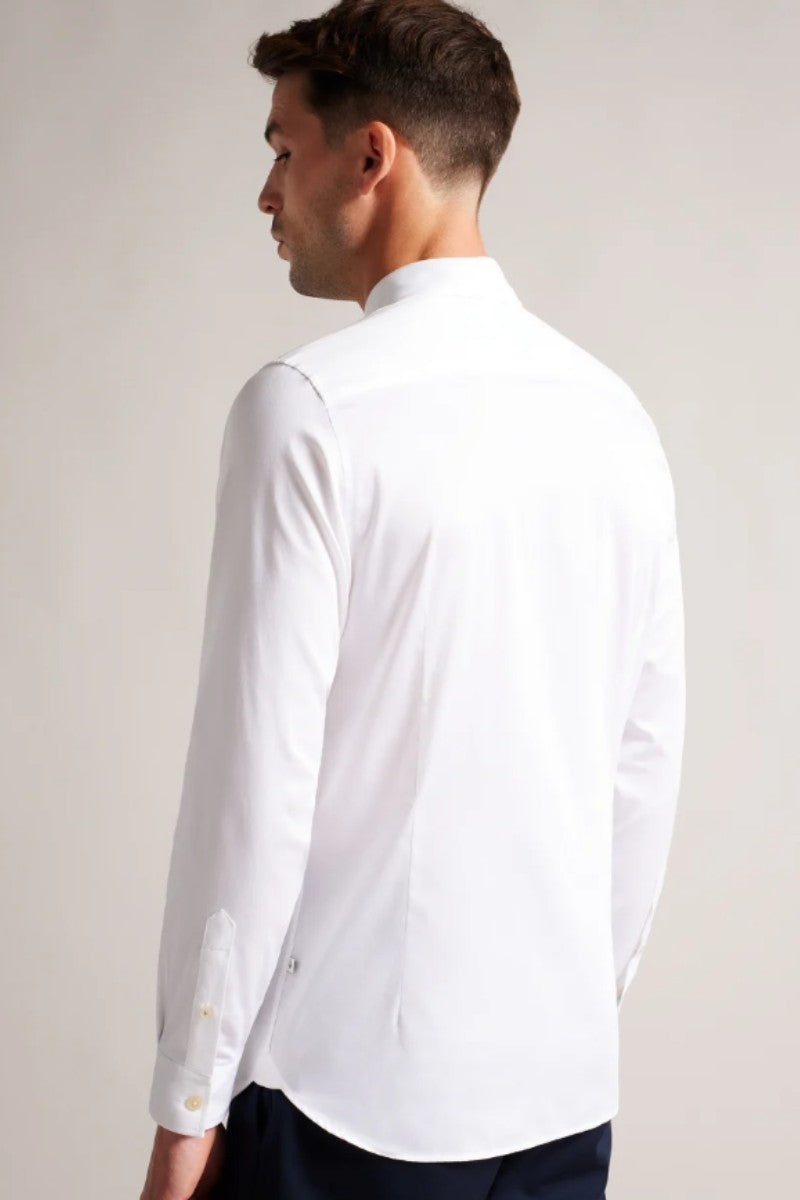 Ted Baker Bellow Stretch Shirt White