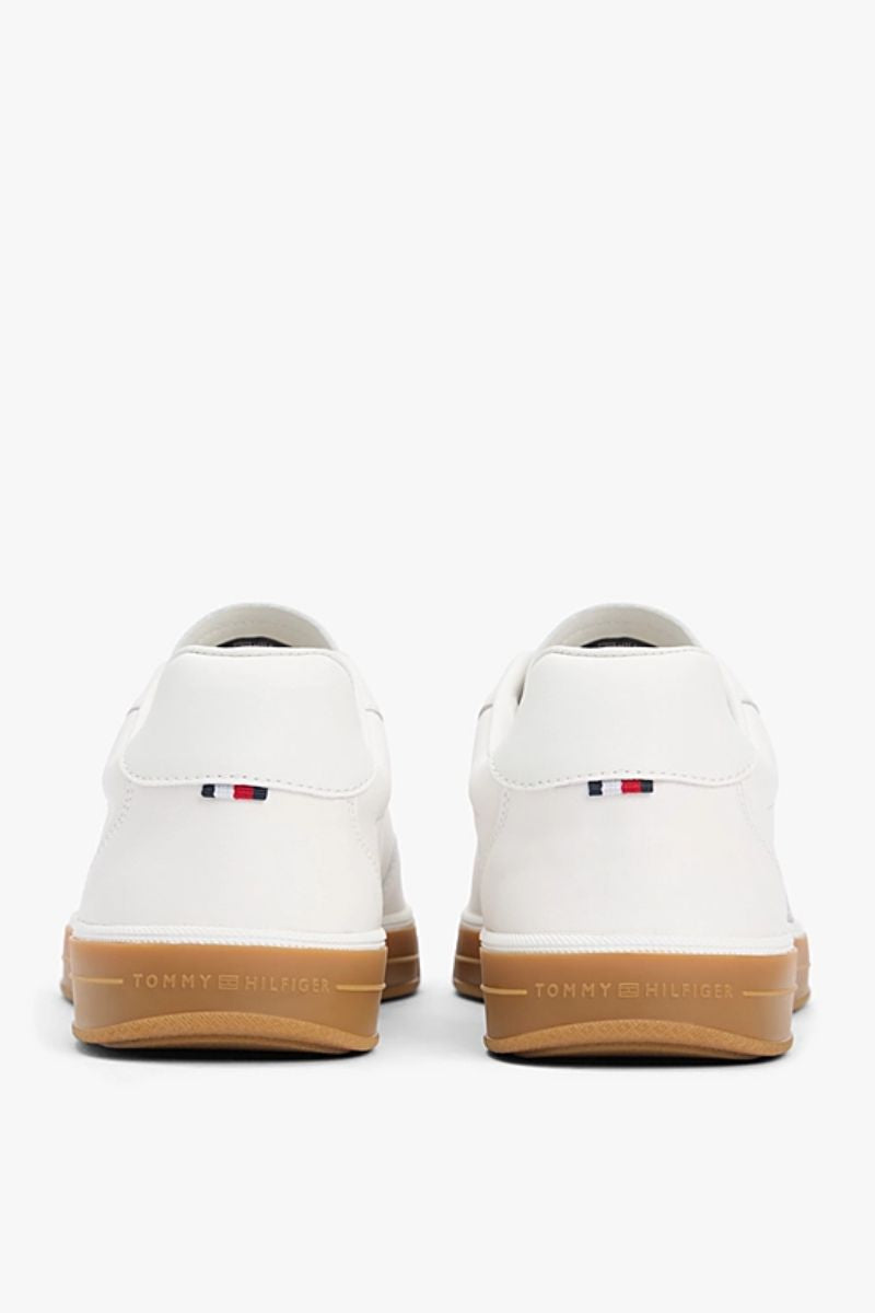 Tommy Hilfiger 5815 Low Luxe Leather Shoes Ecru