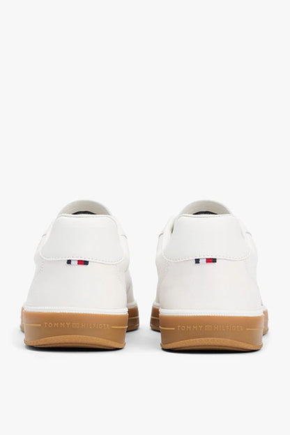 Tommy Hilfiger 5815 Low Luxe Leather Shoes Ecru