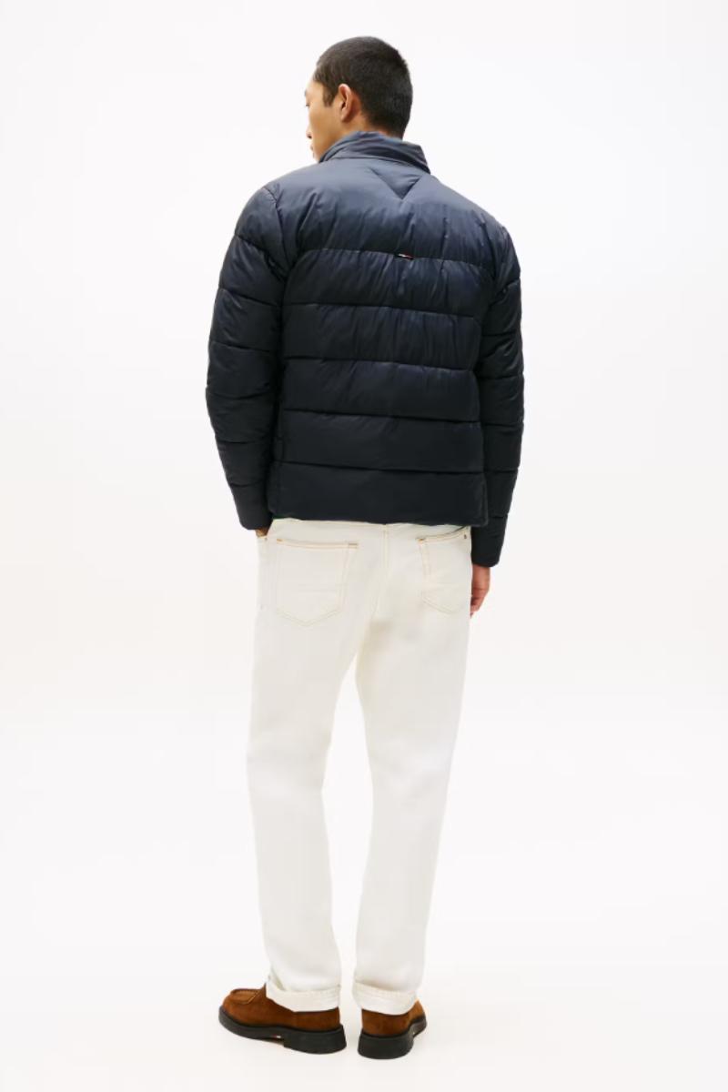 Tommy Hilfiger Mid Weight Stand Collar Navy