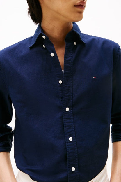 Tommy Hilfiger 35774 Regular Fit Heritage Oxford Shirt Carbon Navy
