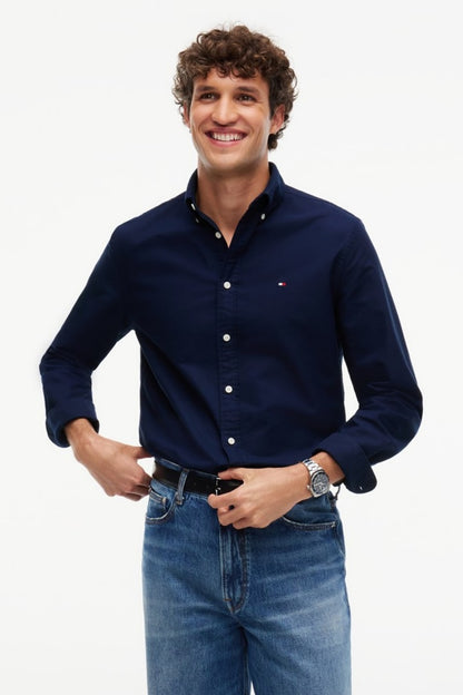 Tommy Hilfiger 35774 Regular Fit Heritage Oxford Shirt Carbon Navy