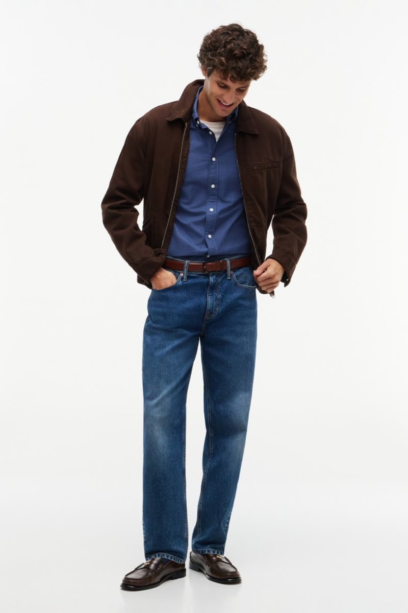 Tommy Hilfiger 35774 Regular Fit Heritage Oxford Shirt Aegean Sea