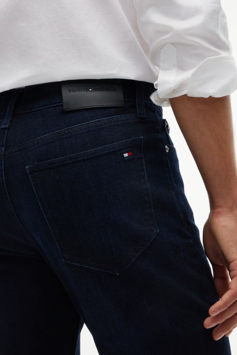 Tommy Hilfiger 44924 Denton Slim Straight Fit Jean Richard Blue