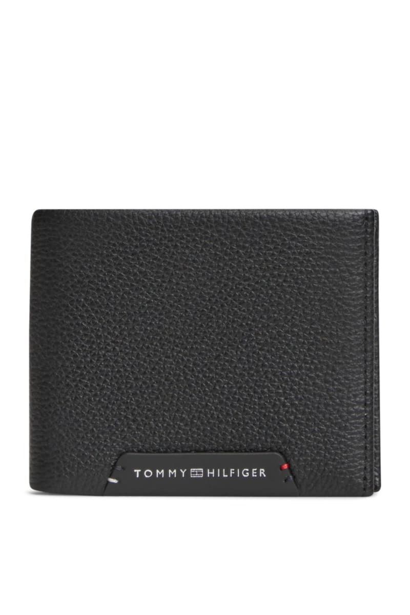 Tommy Hilfiger Corp Mini Card Wallet in Black