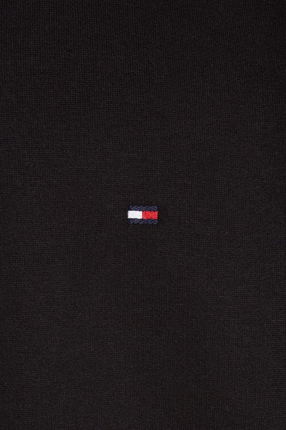 Tommy Hilfiger 37233 Regular Fit Essential Fleece Quarter Zip Sweatshirt Black