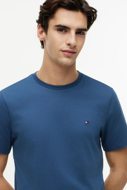 Tommy Hilfiger 39995 Regular Fit Essential Cotton T-Shirt Aegean Sea