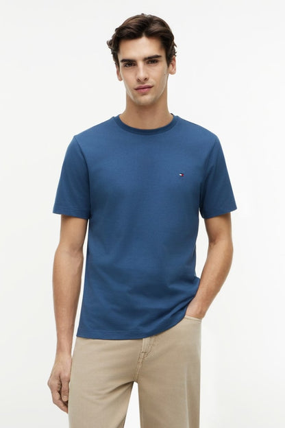 Tommy Hilfiger 39995 Regular Fit Essential Cotton T-Shirt Aegean Sea