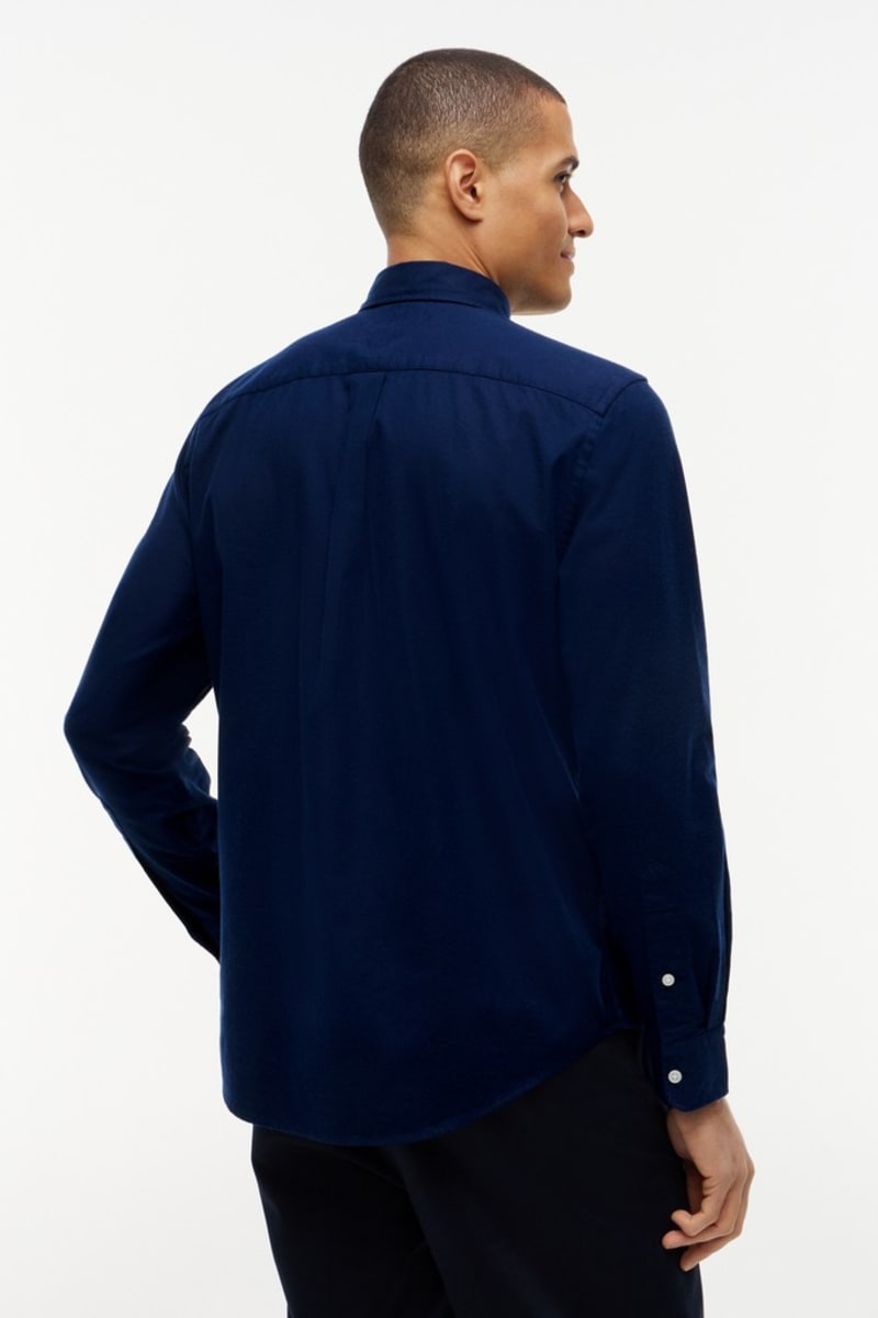 Tommy Hilfiger 40469 Regular Fit Flex Flannel Shirt Carbon Navy