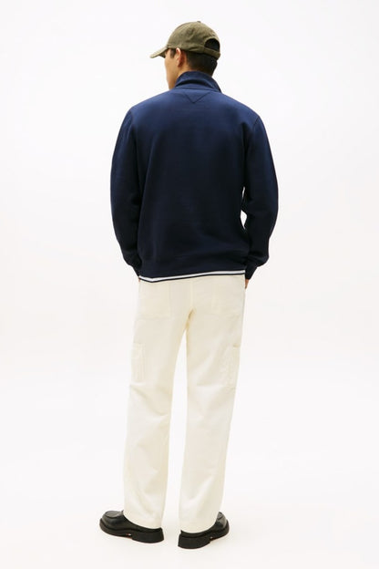 Hilfiger Ess Fleece 1/4 Aw26 - NVY BLU