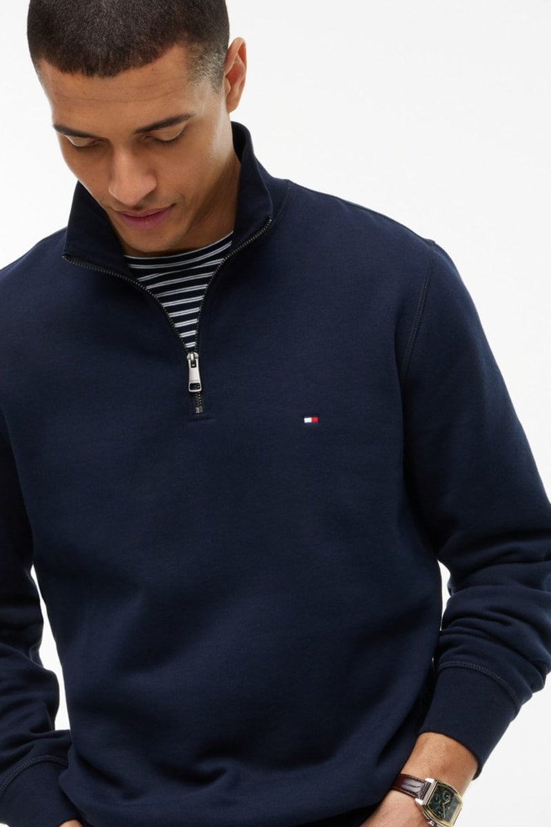 Hilfiger Ess Fleece 1/4 Aw26 - NVY BLU