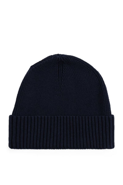 Tommy Hilfiger Flag Pima Cotton Cashmere Beanie in Space Blue