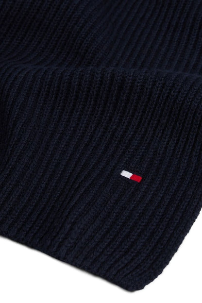 Tommy Hilfiger Flag Pima Cotton Cashmere Scarf in Space Blue