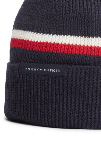 Tommy Hilfiger 14534 RWB Beanie Space Blue