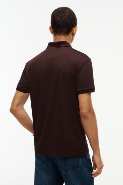 Hilfiger Liquid Cotton Polo Aw26 - CHOCOLATE