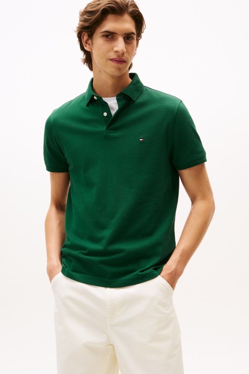 Hilfiger 1985 Reg Polo Aw26 - ORNA GREEN