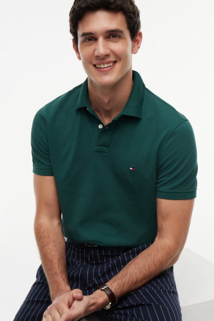 Hilfiger 1985 Reg Polo Aw26 - ORNA GREEN