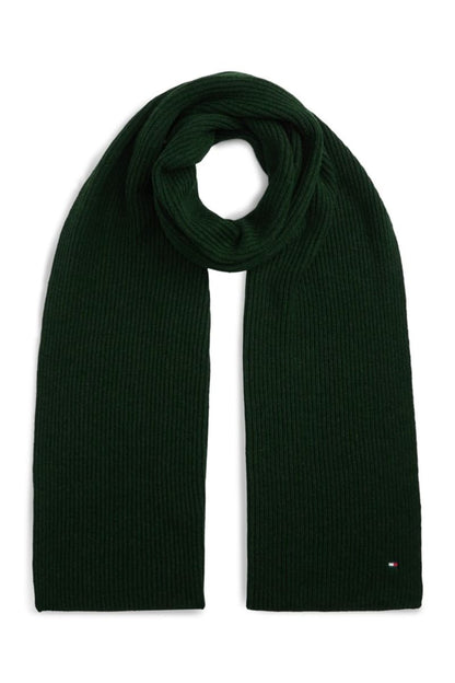Tommy Hilfiger Flag Pima Cotton Cashmere Scarf in Emerald
