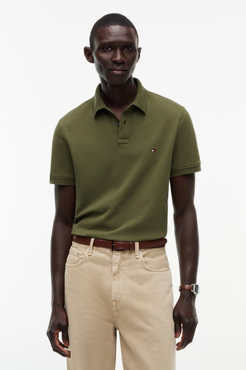 Hilfiger 1985 Reg Polo Aw26 - HUNT GREE