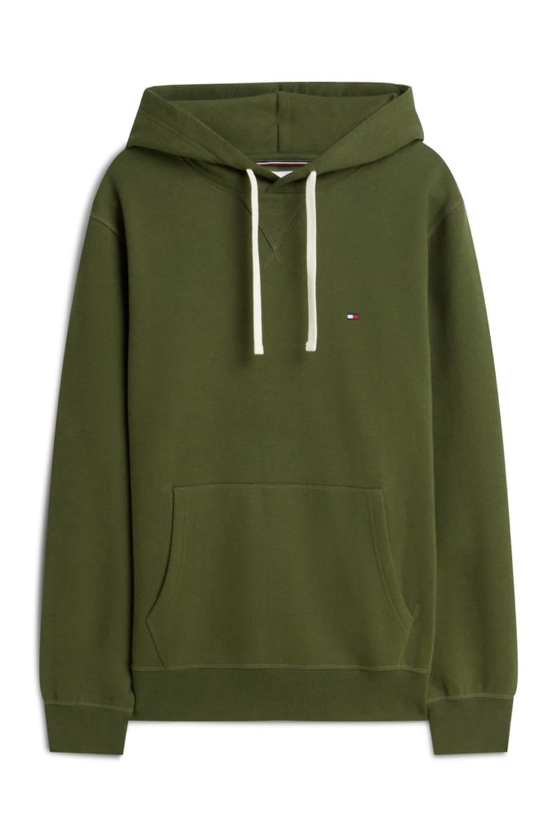 Hilfiger Ess Fleece Hood Aw26 - HUNT GREE