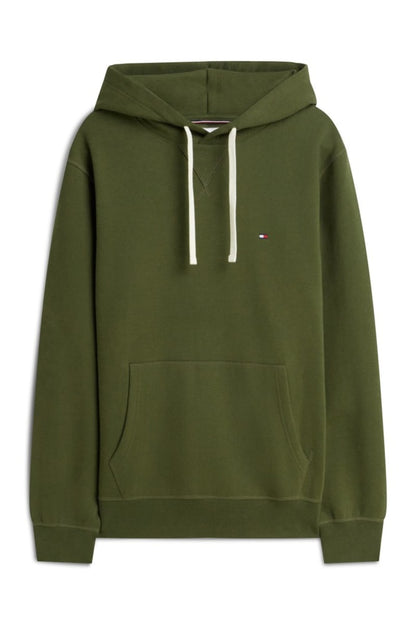 Hilfiger Ess Fleece Hood Aw26 - HUNT GREE
