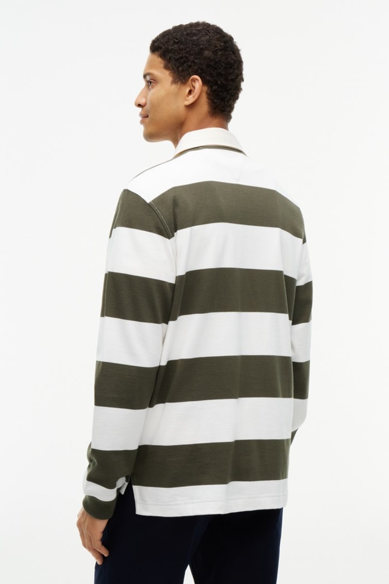 Hilfiger Ess Stripe Rugby Aw26 - HUNT GRE