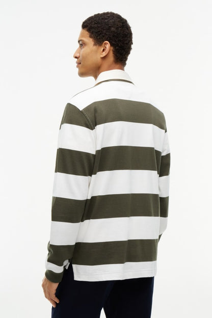 Hilfiger Ess Stripe Rugby Aw26 - HUNT GRE