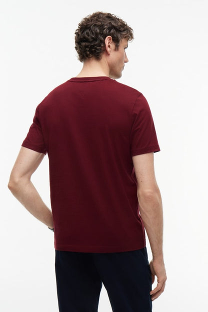 Tommy Hilfiger 39995 Regular Fit Essential Cotton T-Shirt Burgundy