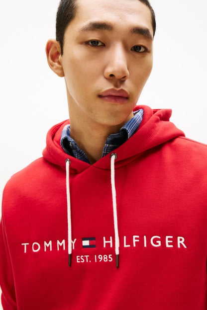 Tommy Hilfiger 11599 Logo Hoodie Medium Red