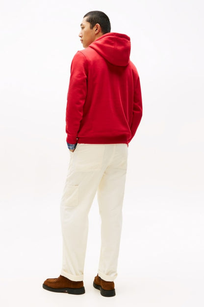 Tommy Hilfiger 11599 Logo Hoodie Medium Red