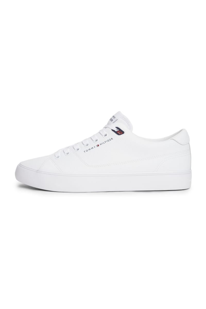 Tommy Hilfiger 5947 Harlem Leather Vulcanised Sneakers White
