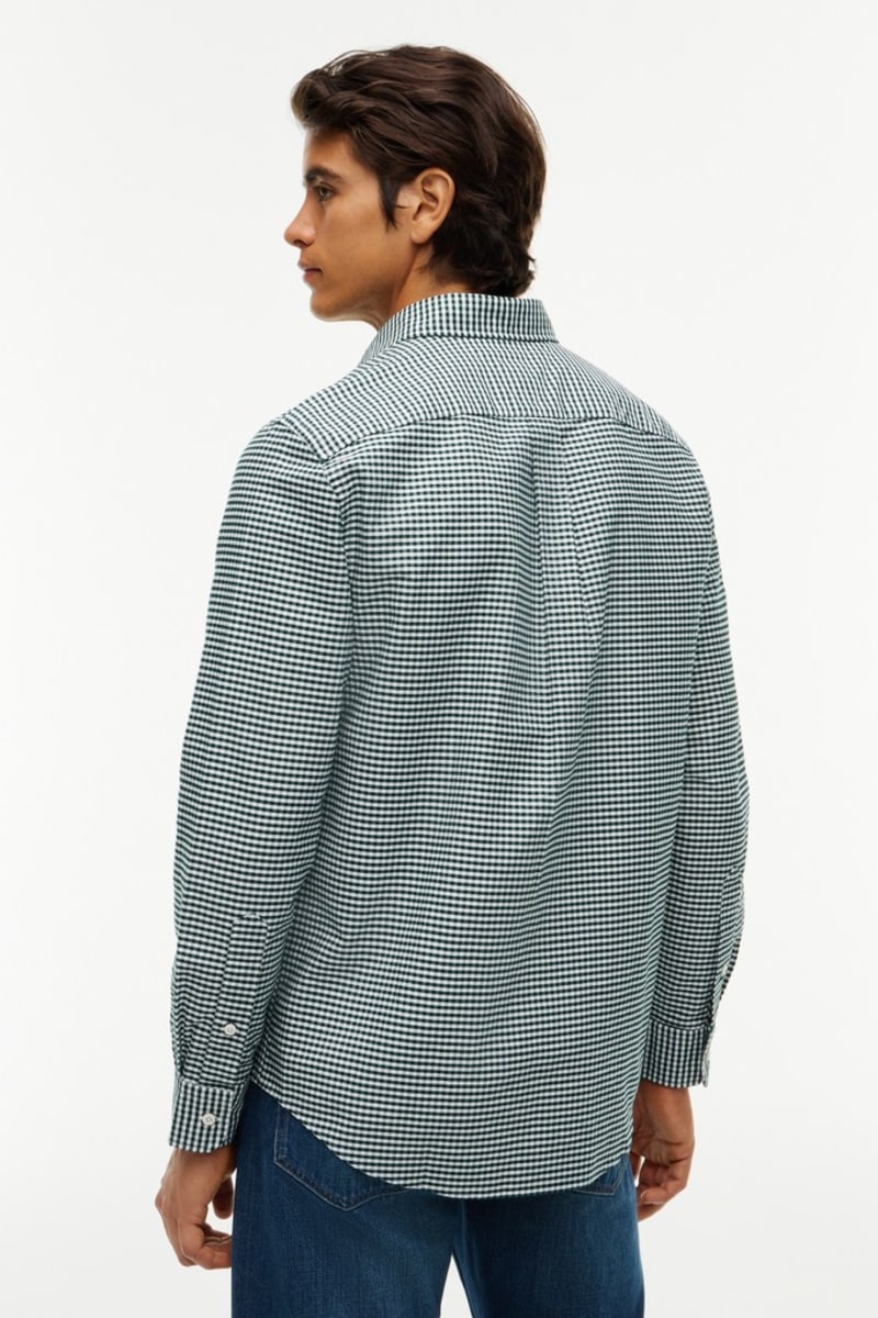 Tommy Hilfiger 36395 Regular Fit Heritage Gingham Oxford Shirt Hunter Check
