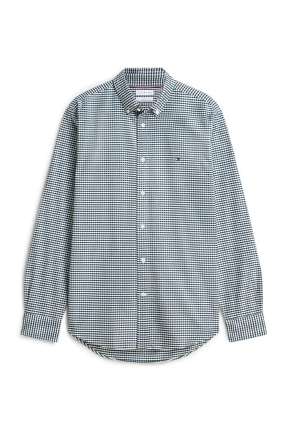Tommy Hilfiger 36395 Regular Fit Heritage Gingham Oxford Shirt Hunter Check
