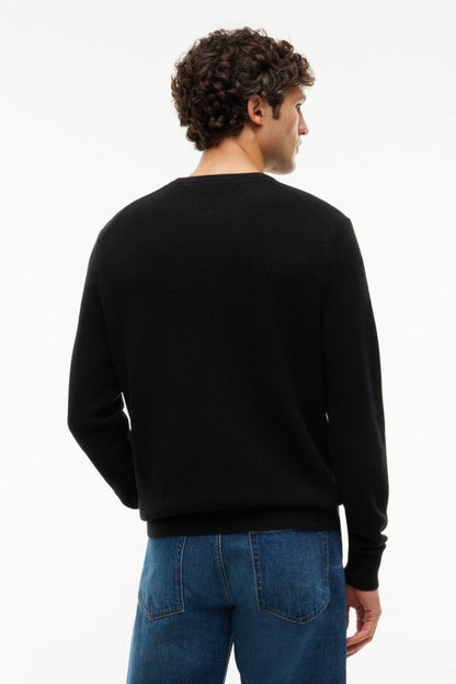 Hilfiger 36347 Ess Structure Crew Aw26 - BLACK
