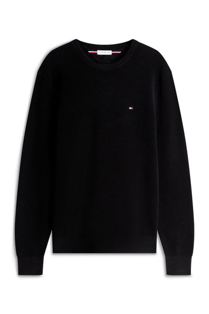 Hilfiger 36347 Ess Structure Crew Aw26 - BLACK