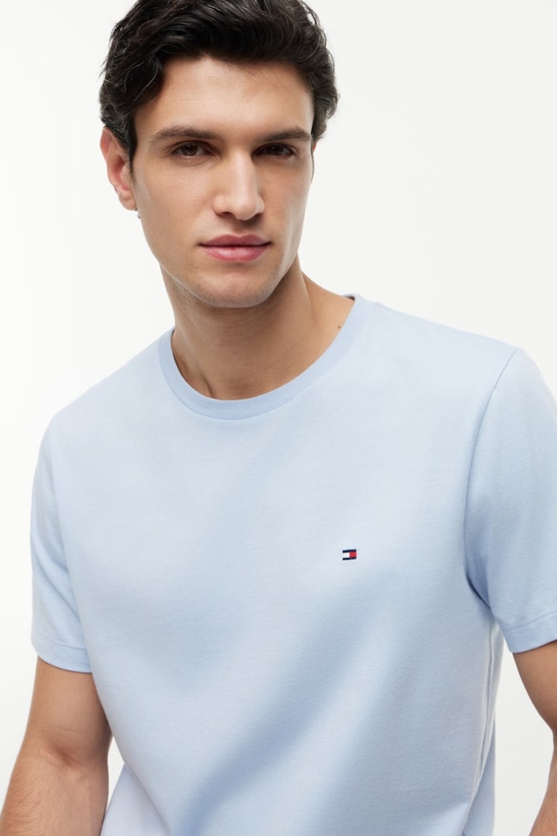 Tommy Hilfiger Essential Seasonal Regular Fit T-Shirt Sky Blue
