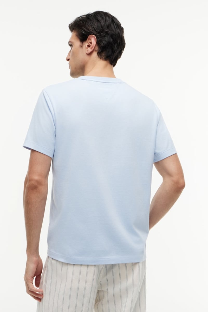 Tommy Hilfiger Essential Seasonal Regular Fit T-Shirt Sky Blue
