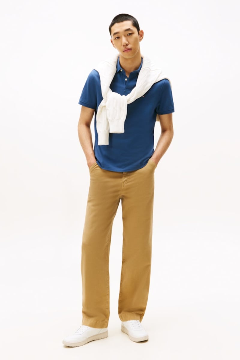 Hilfiger 1985 Reg Polo Aw26 - AGEAN SEA
