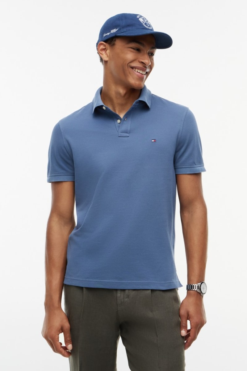 Hilfiger 1985 Reg Polo Aw26 - AGEAN SEA