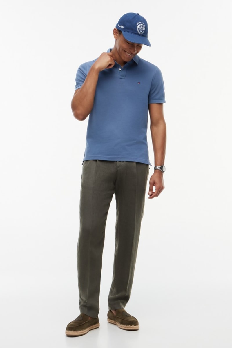 Hilfiger 1985 Reg Polo Aw26 - AGEAN SEA